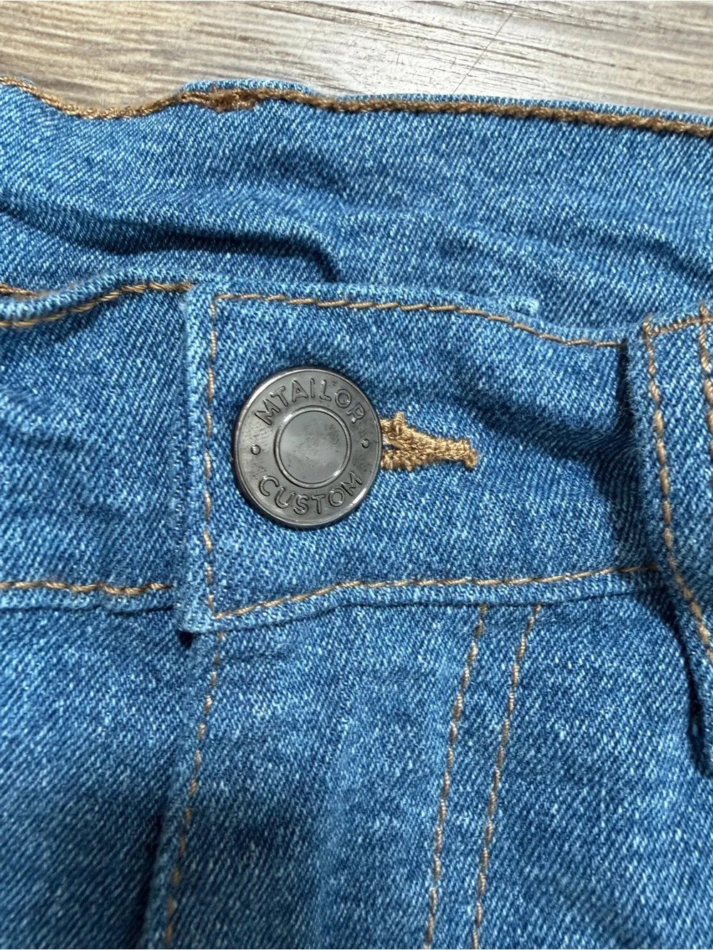 Men's M Tailor Straight Leg Stretch Jeans Blue Denim Approx W30 L28